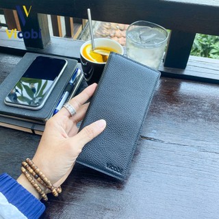 Ví dài da bò Jude Vicobi D1, bóp tiền đựng thẻ và giấy tờ