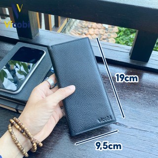 Ví dài da bò Jude Vicobi D1, bóp tiền đựng thẻ và giấy tờ
