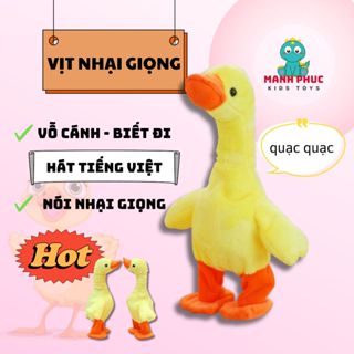 Vịt biết đi Vịt nhại giọng, Vịt Linh Linh, Biết vẫy cánh Và Nhại Giọng Nói, sử dụng sạc(hàng mới về bán tri ân anh chị)