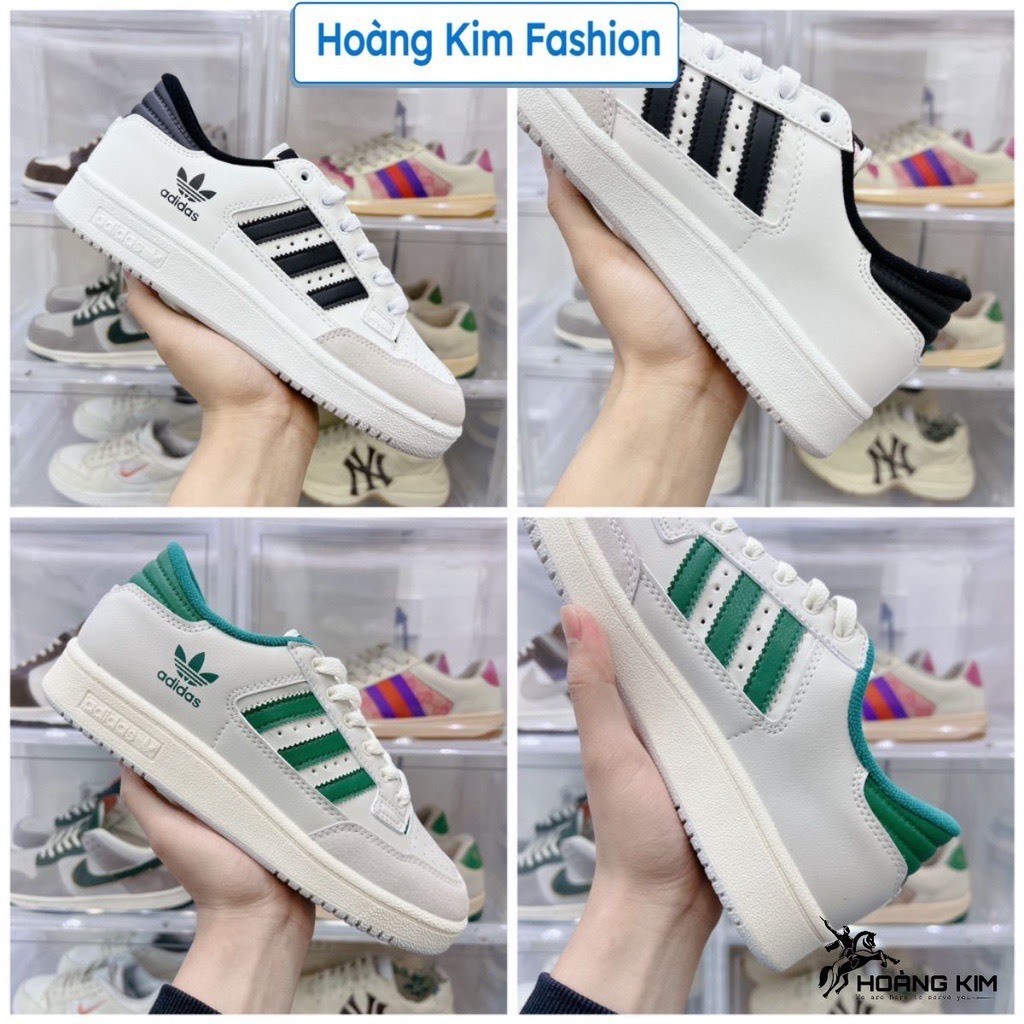 Giày Adidas Forum 84 Low 2 Màu Đen Và Xanh Hottrend, Giày Sneaker Adidas Forum Nam Nữ Kiểu Dáng Thể Thao Full Bill + Box