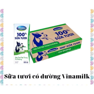 Thùng sữa vinamilk 110ml date 18/7