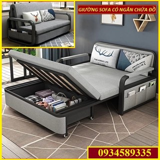 Giường sofa đa năng, giường thông minh, ghế sofa gấp gọn, khung thép không gỉ có ngăn chứa đồ,sofa