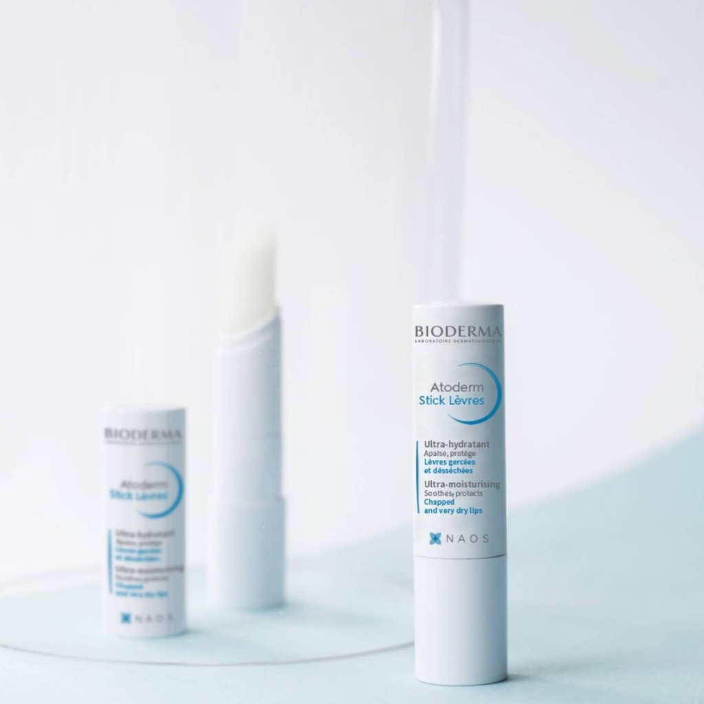 Son Dưỡng Làm Dịu Môi Khô, Nứt Nẻ Bio Atoderm Stick Levres 4g