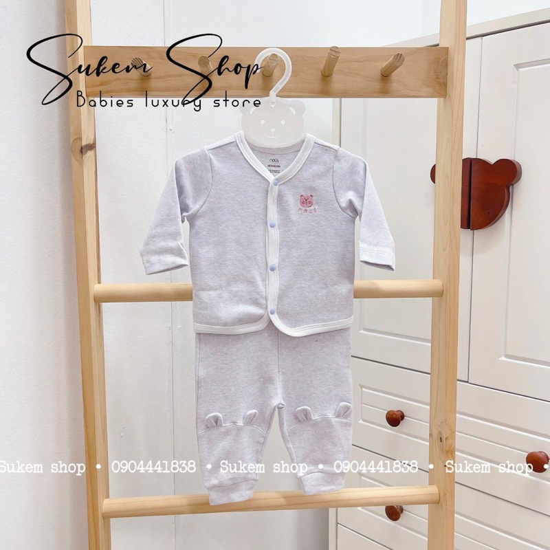 NOUS - Bộ NOUS dài tay thu đông cho bé sơ sinh size NB