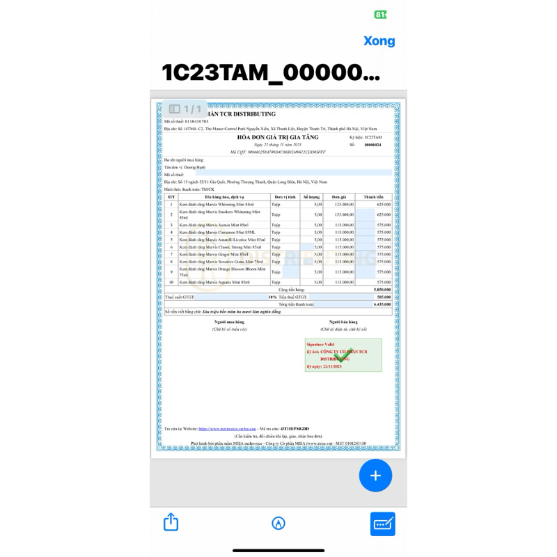 Kem đánh răng Marvis Toothpaste - Đầy đủ mùi hương