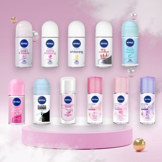 Lăn Khử Mùi Nữ Nivea trắng mịn khô thoáng 50ml
