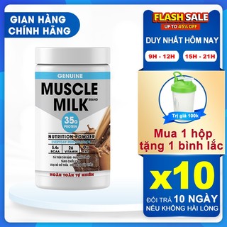 [MIỄN SHIP] 1kg Bột sữa Tăng Cân, tăng cơ Muscle Milk cao cấp