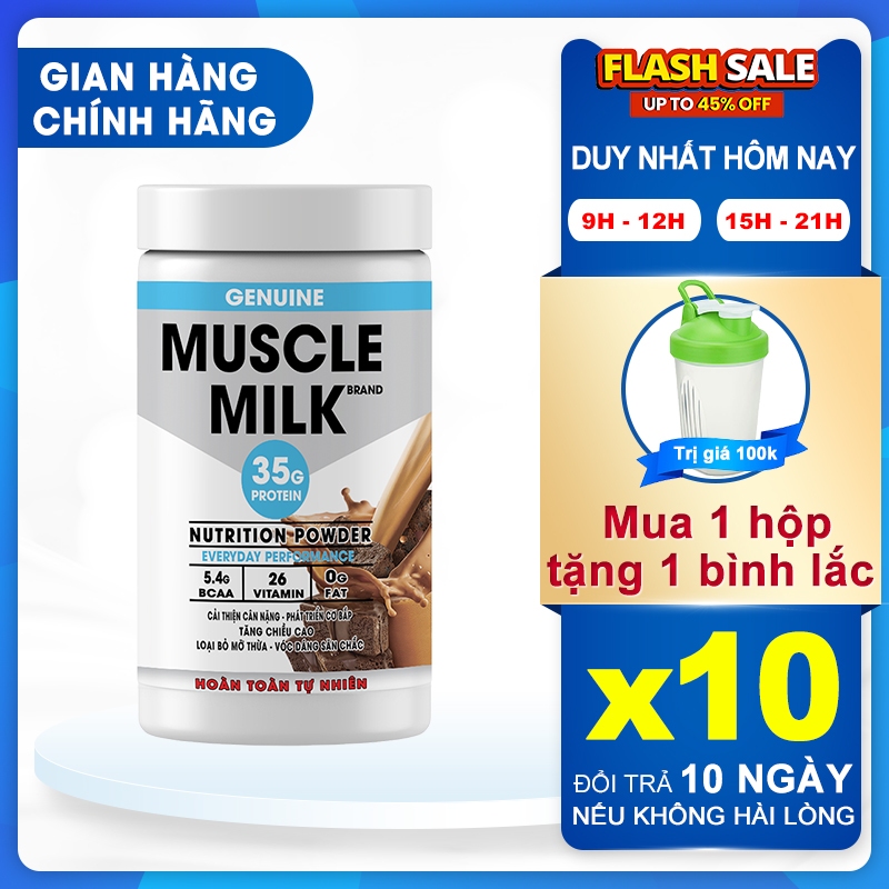 1KG Bột Sữa Tăng Cân, tăng cơ Bột sữa  Muscle milk cao cấp