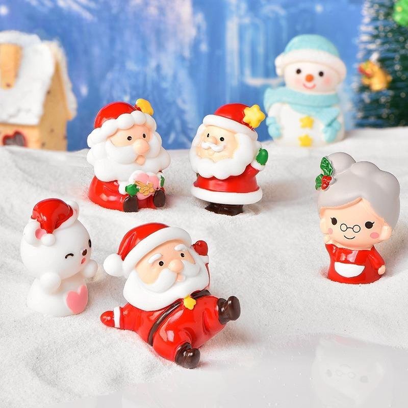 Mô Hình Giáng Sinh Tượng Ông Già Noel Cây Thông Mini Decor Quà Tặng Ý Nghĩa Cho Bạn Bè Người Yêu QT59