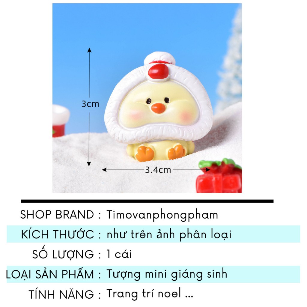 Mô Hình Giáng Sinh Tượng Ông Già Noel Cây Thông Mini Decor Quà Tặng Ý Nghĩa Cho Bạn Bè Người Yêu QT59