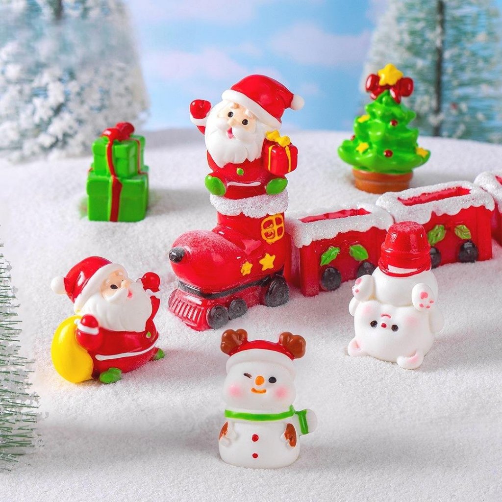 Mô Hình Giáng Sinh Tượng Ông Già Noel Cây Thông Mini Decor Quà Tặng Ý Nghĩa Cho Bạn Bè Người Yêu QT59