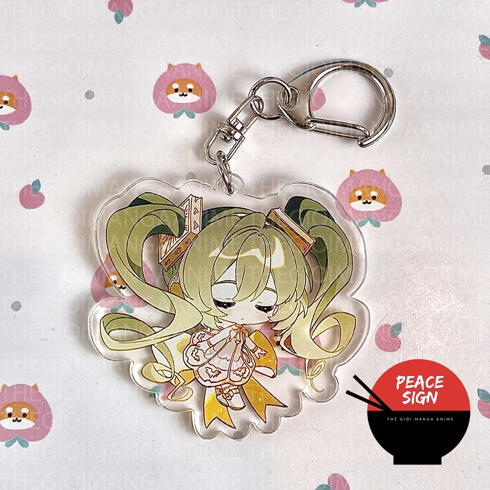 Móc khóa HATSUNE MIKU Vocaloid nhiều mẫu keyring mica trong acrylic in hình game anime chibi quà tặng độc đáo