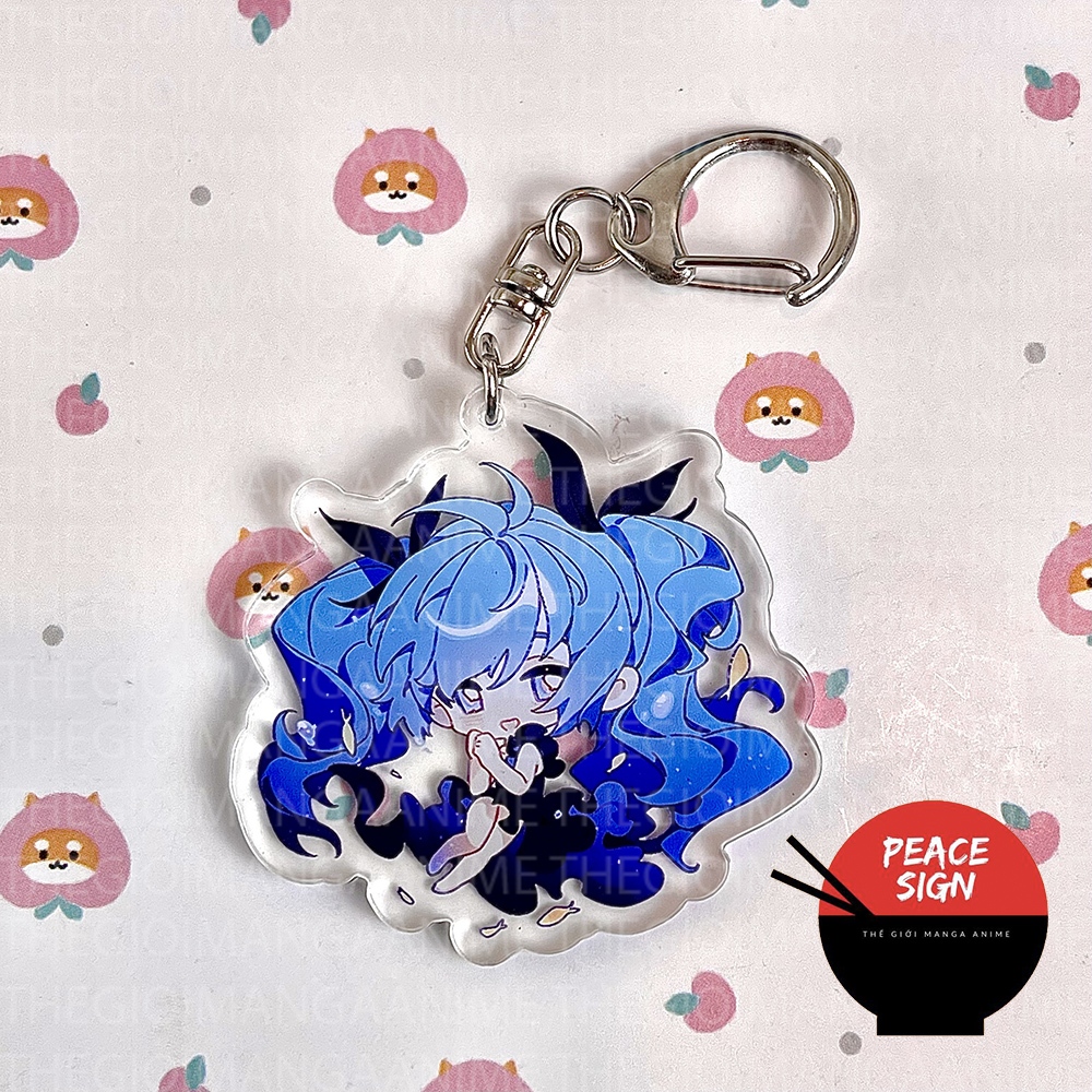Móc khóa HATSUNE MIKU Vocaloid nhiều mẫu keyring mica trong acrylic in hình game anime chibi quà tặng độc đáo