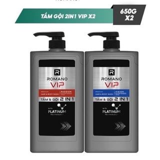 Romano - tắm gội cao cấp 2 trong 1 romano 2in1 vip