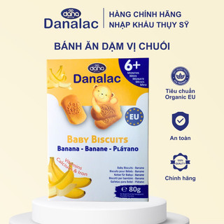 (Date 2/2025) Bánh ăn dặm Danalac cho bé từ 6m+