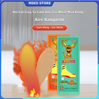 Lót giày kangaroo tự làm nóng, sưởi ấm bàn chân mùa đông giá rét
