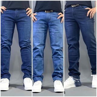 Quần bò nam ooki ống suông cotton không giãn quần jean nam ống đứng dễ phối đồ