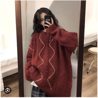 Áo len hoạ tiết nữ 2hand