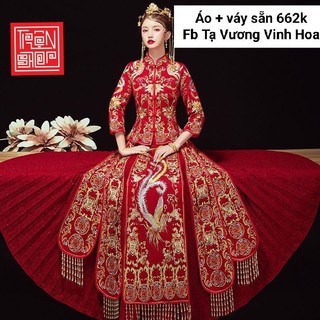Trang phục hỷ phục đồ khoả nữ cho cô dâu chụp ảnh cưới