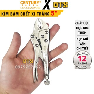 Kìm chết mini mỏ oval CENTURY 5 inch/ 125mm | Kìm bấm chết mỏ cong thép High Carbon mạ chrome chống gỉ