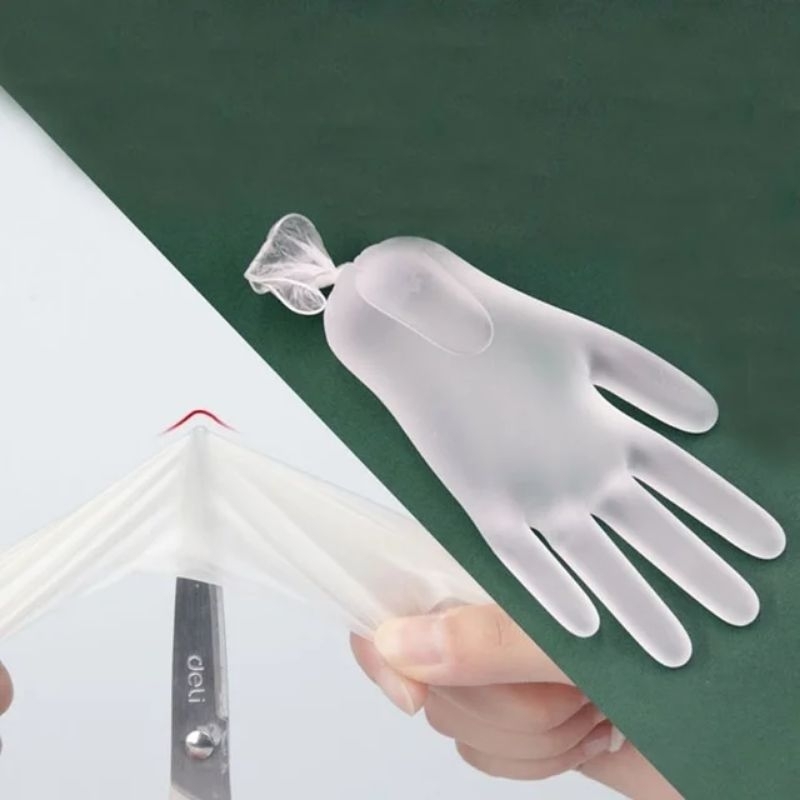 Găng tay cao cấp PVC dùng chế biến thức ăn an toàn