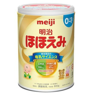 Sữa công thức meiji hohoemi 0-1, nội địa nhật dành cho bé từ 0 -12 tháng tuổi healthy care