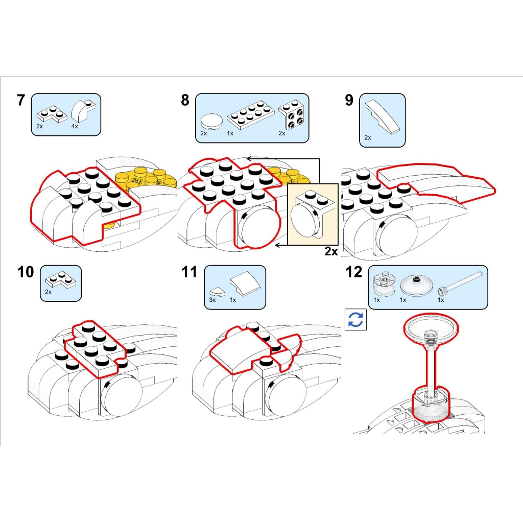 MOC1101 Cân đẩu vân cho Minifigures - Đồ chơi Lắp ghép Xếp hình Mini Mô hình