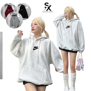 Áo hoodie Nike cao cấp  form unisex mũ  rộng 2 lớp chất nỉ dày dặn , áo hoodie nỉ bông chính hãng nam nữ tem mác GZ69022