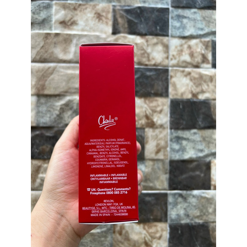 Nước hoa Revlon Charlie Red Eau De Fraiche 100ml