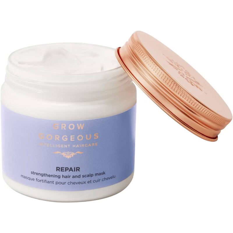 Mặt nạ phục hồi tóc và da đầu Grow Gorgeous Repair Strengthening Hair & Scalp Mask