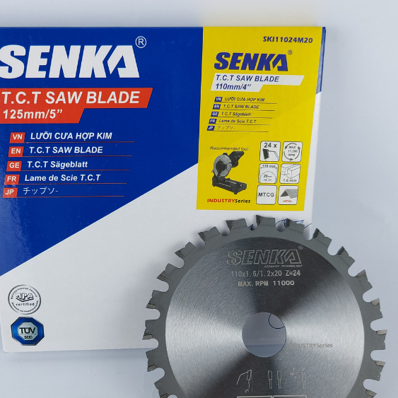 Lưỡi cưa cắt sắt hợp kim SENKA 125 x 32 x 22 x 1,6