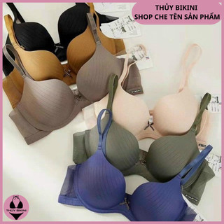 Áo lót nữ đúc su không gọng đệm vừa TT89 hàng bản lưng phối lưới