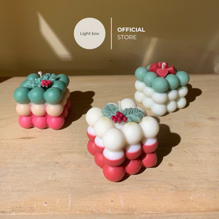 Nến thủ công trang trí decor  hình rubik phong cách Hàn Quốc - nến decor