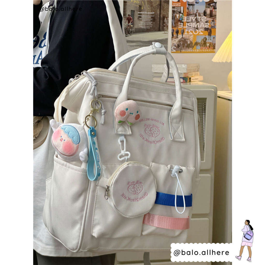 Balo Cặp Sách Nữ Đi Học Quai Xách Ulzzang