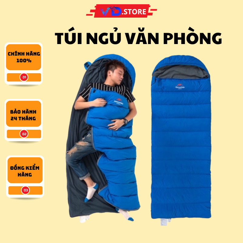 Túi ngủ văn phòng siêu ấm, túi ngủ trưa, dã ngoại, du lịch ngoài trời-VD.STORE