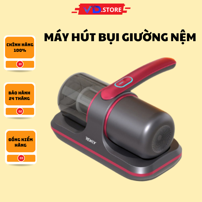 Máy Hút Bụi Cầm Tay Mini Không Dây Giường Nệm Sofa Quần Áo Đa Năng Lực Hút 10000PA-VD.STORE
