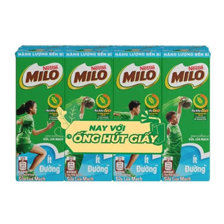 Thức uống lúa mạch uống liền milo ít đường 180ml