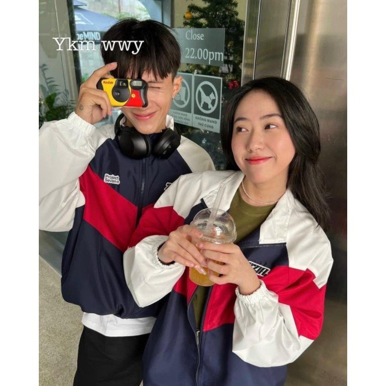Áo Khoác Gió D  ,Pro ject form rộng dáng siêu xinh, hàng may kĩ.
