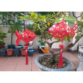 1 cặp cá chép lung linh treo trang trí Tết