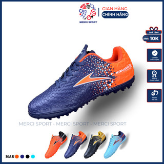 Giày đá bóng, giày đá banh nam nữ mira lux 19.3 đế cao su tf sân cỏ nhân tạo merci sport