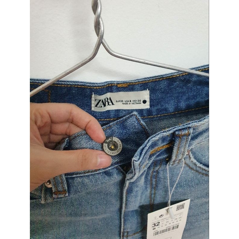 High rise wide legs jean