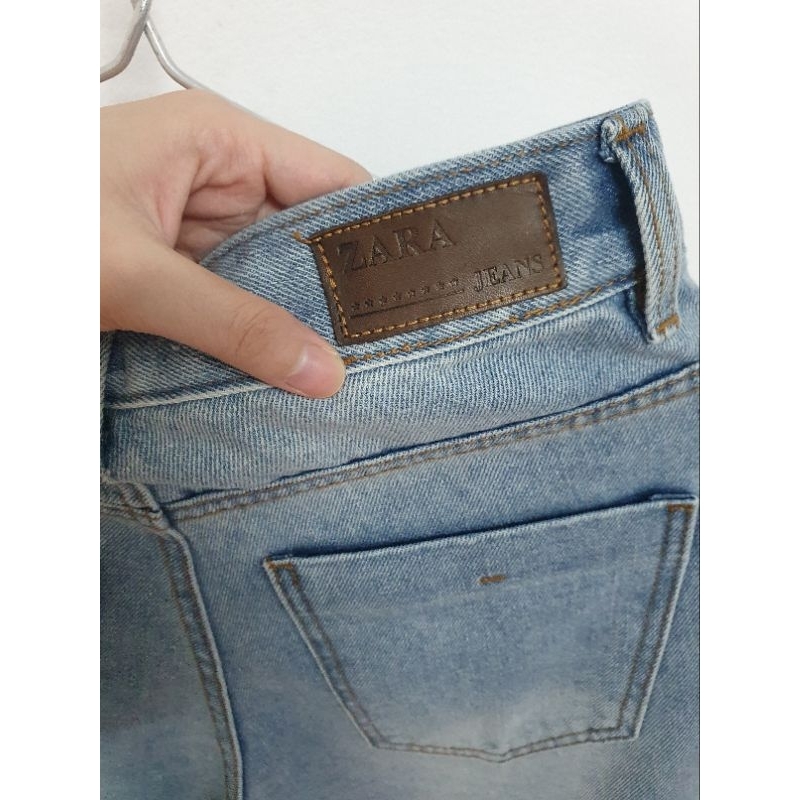 High rise wide legs jean