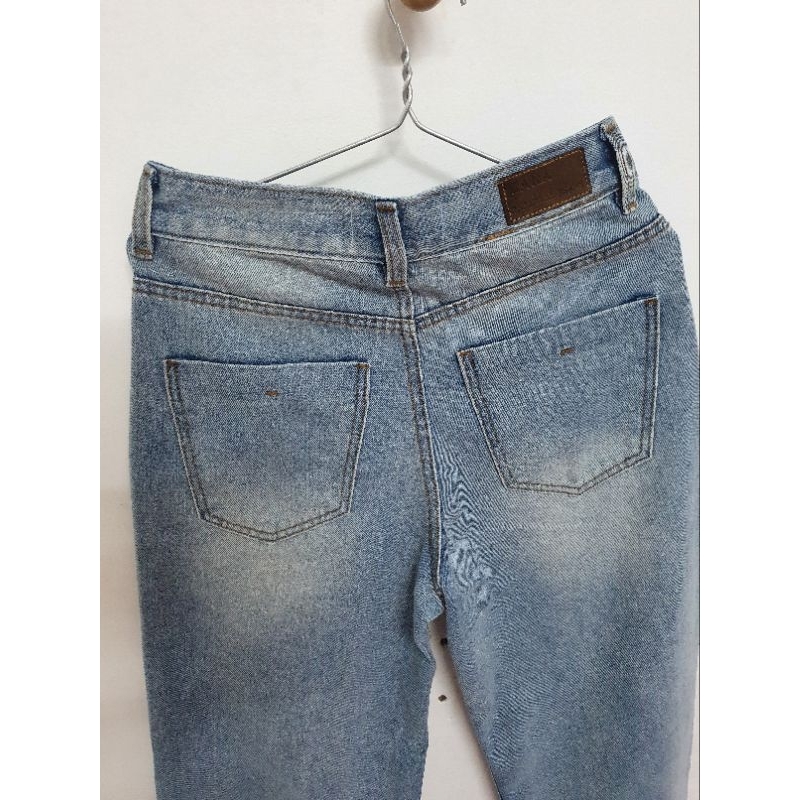 High rise wide legs jean