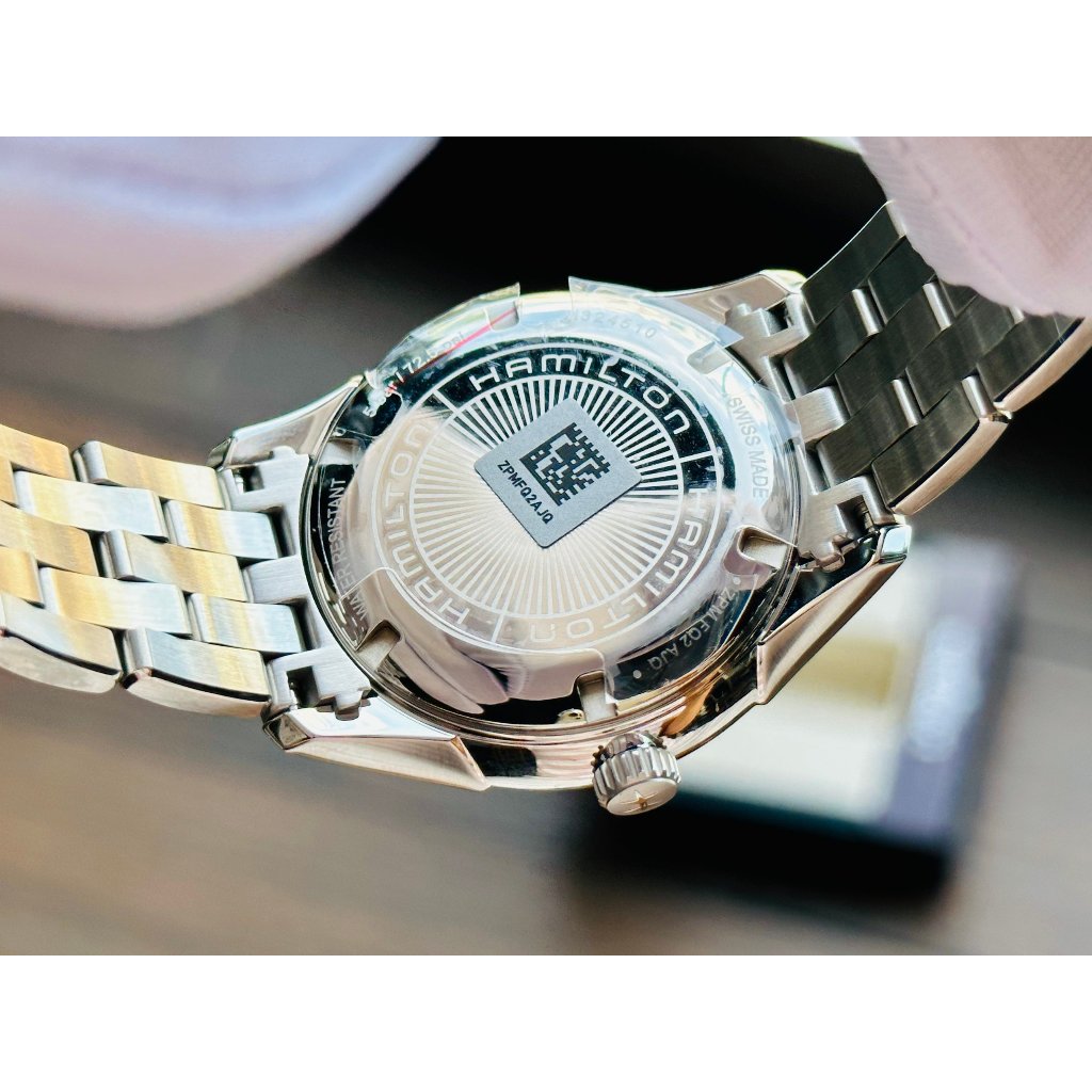 Đồng hồ nam dây thép Hamilton Jazzmaster Thinline H32451142