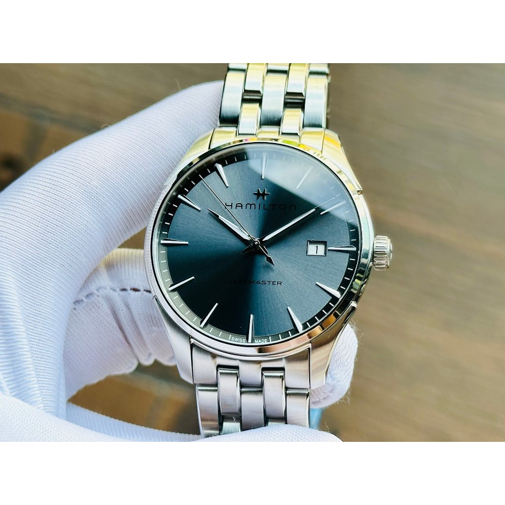 Đồng hồ nam dây thép Hamilton Jazzmaster Thinline H32451142