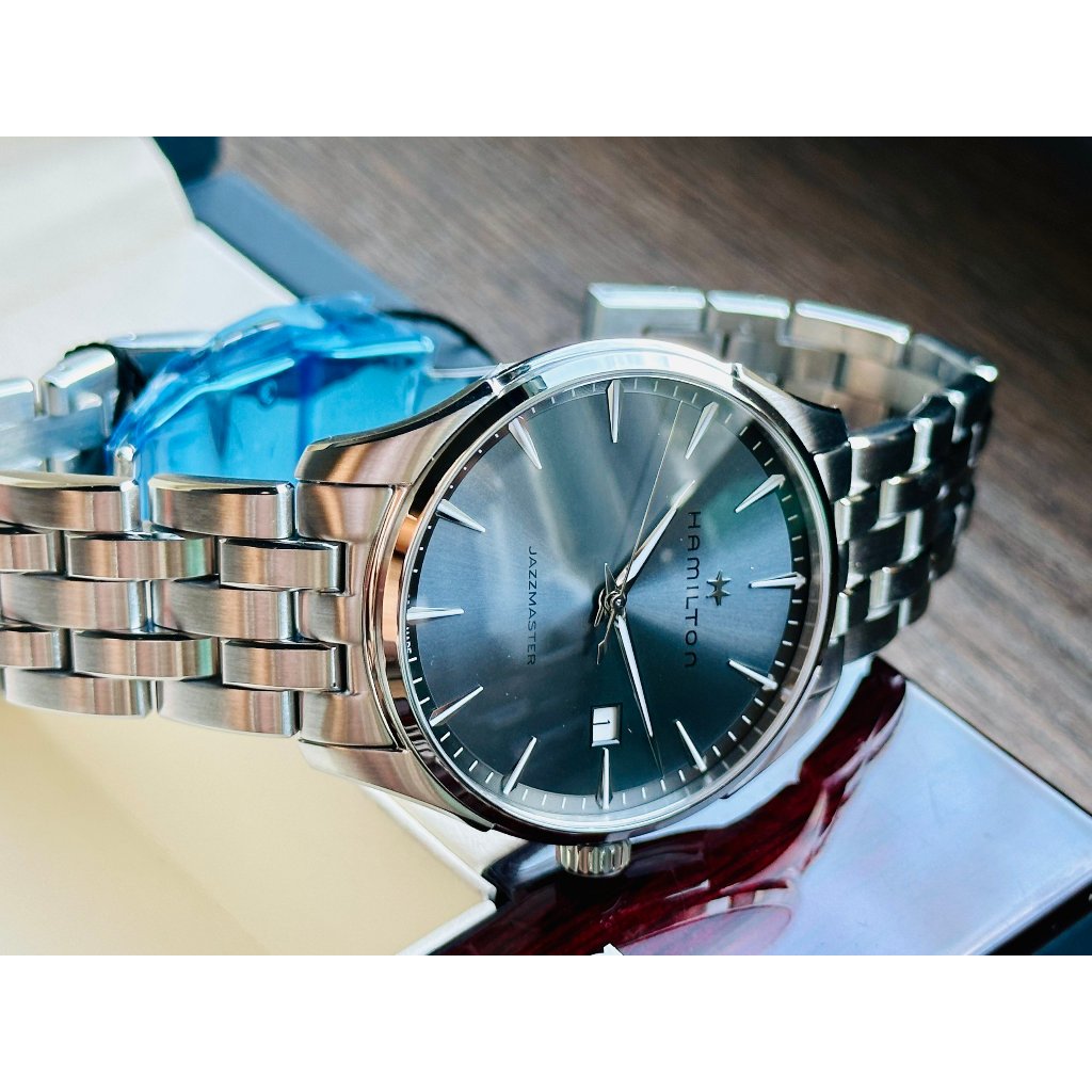 Đồng hồ nam dây thép Hamilton Jazzmaster Thinline H32451142
