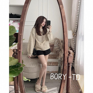 Áo len tim lông siêu đẹp qccc