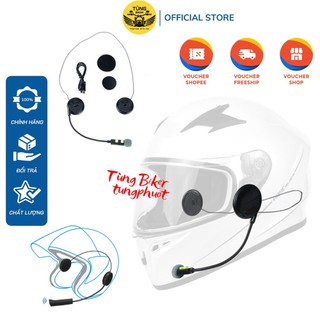 Tai Nghe Bluetooth Dành Cho Mũ Bảo Hiểm Fullface