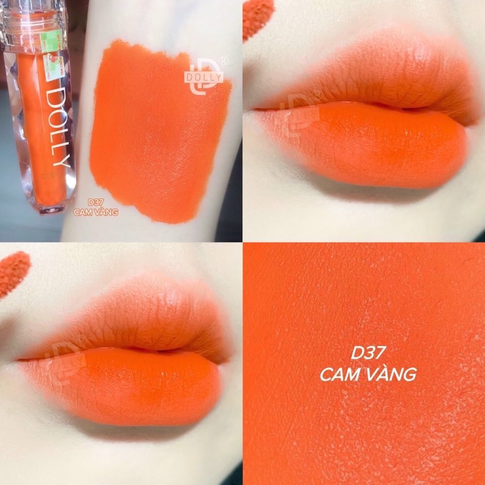 Son Lì Son Kem DOLLY DIAMOND VELVET Không Chì Cao Cấp Chính Hãng NEW