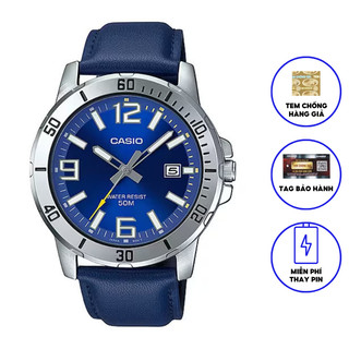 Đồng hồ nam dây da Casio MTP-VD01L-2BVUDF chính hãng